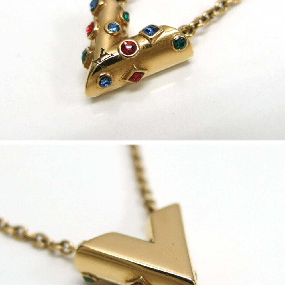 LOUIS VUITTON Gold Necklace - Picture 5 of 11